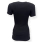 OFF-WHITE LOGO PRINT STRETCH-COTTON T-SHIRT BLACK XS