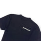 PALM ANGELS COTTON T-SHIRT BLACK / WHITE XS