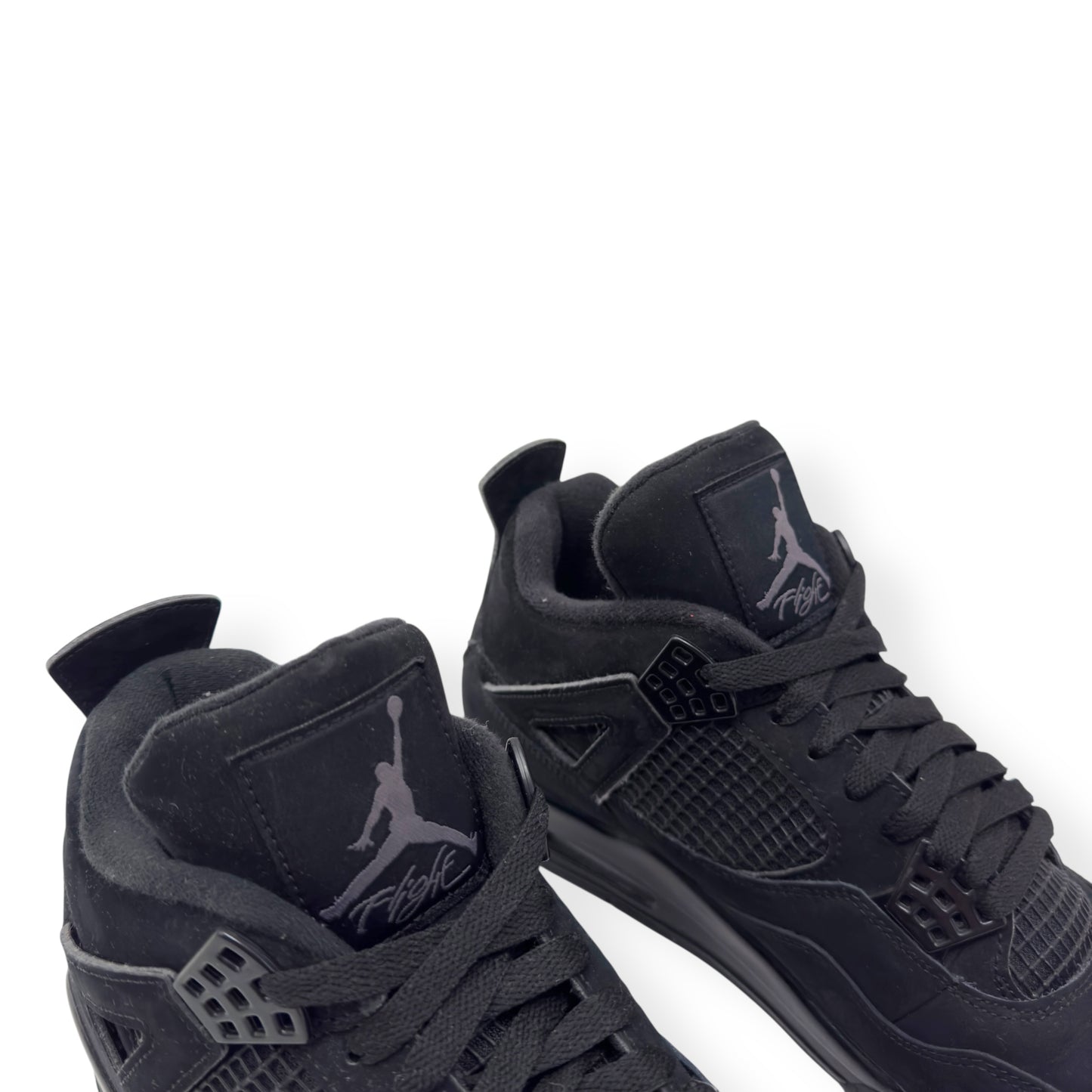 JORDAN 4 RETRO SUEDE SNEAKER BLACK CAT UK9.5