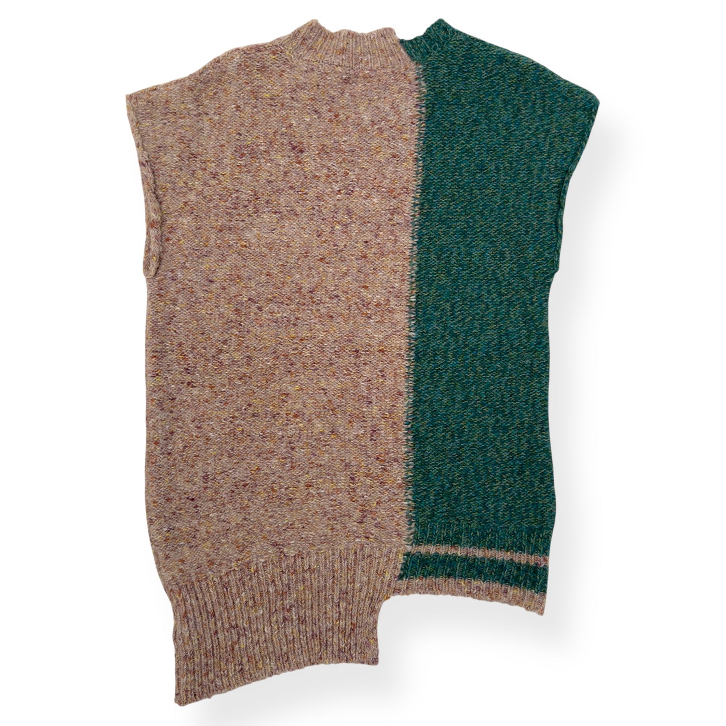 VIVIENNE WESTWOOD HALF & HALF VEST MULTICOLOURED M / L