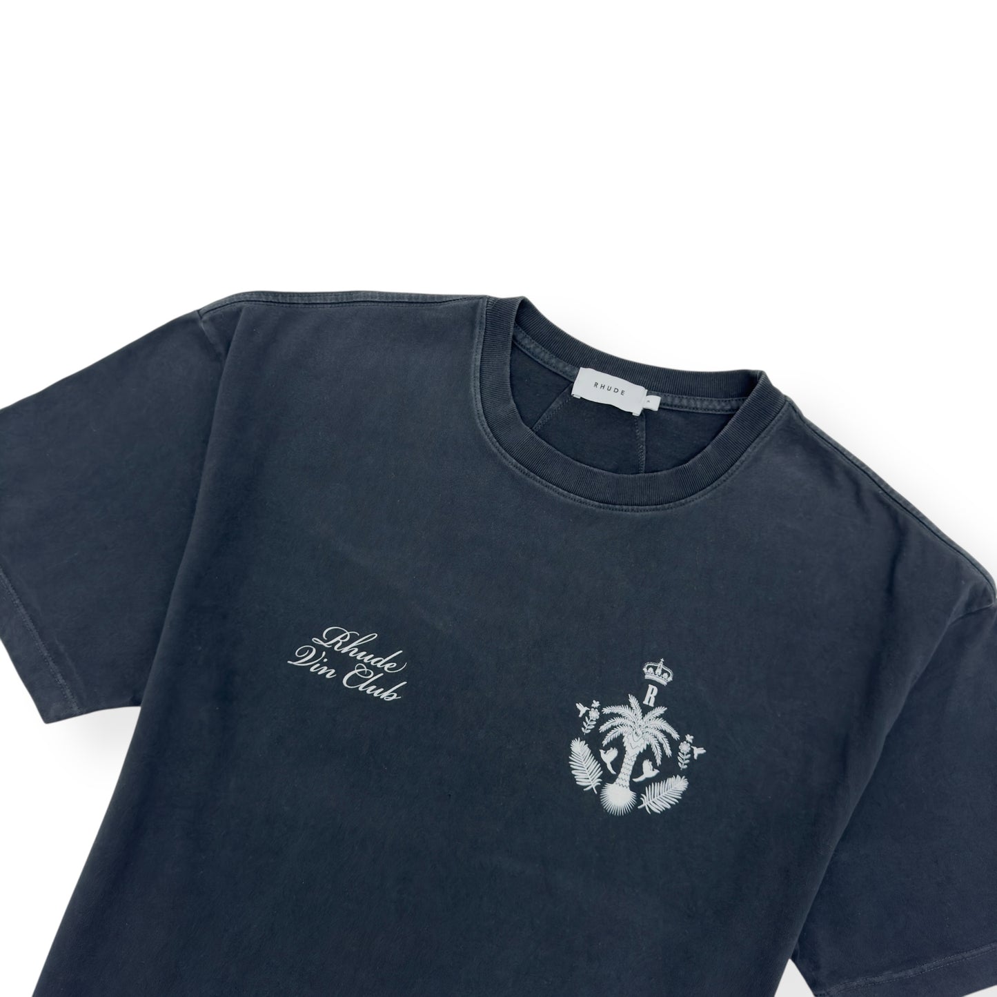 RHUDE CHAEAU BOYS T-SHIRT NAVY M