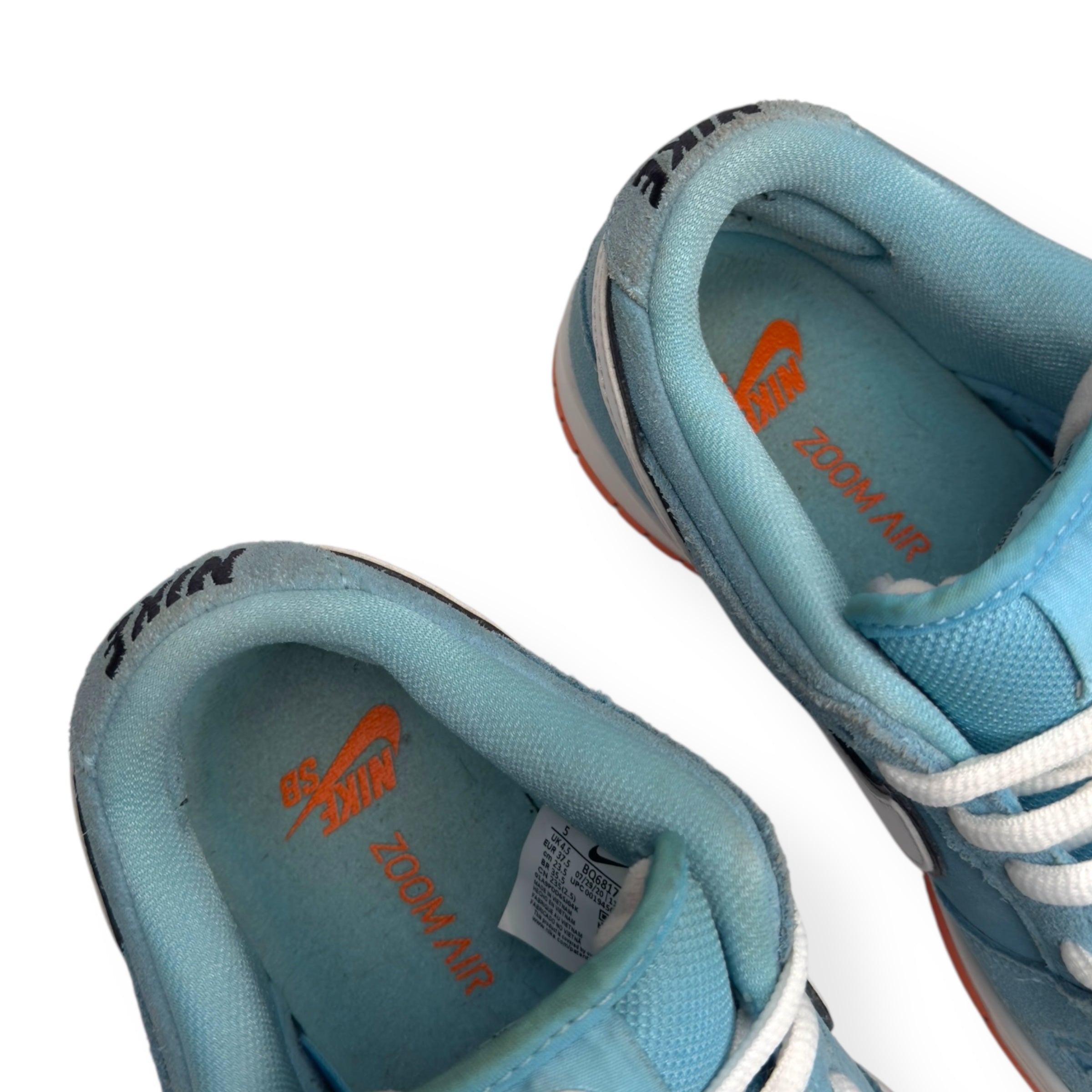 NIKE SB DUNK LOW GULF SNEAKER CLUB 58 BLUE CHILL UK4.5