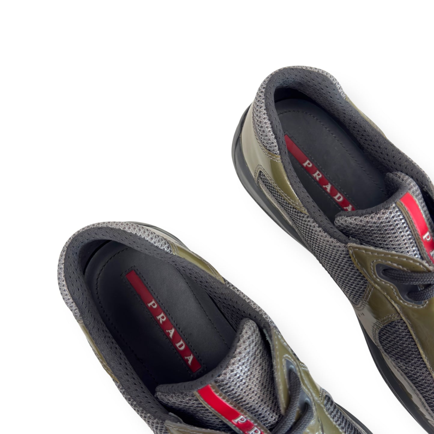 PRADA AMERICAS CUP SNEAKER OLIVE GREEN UK8.5