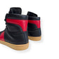 SAINT LAURENT SL-10 HIGH TOP LEATHER SNEAKER RED / BLACK UK9