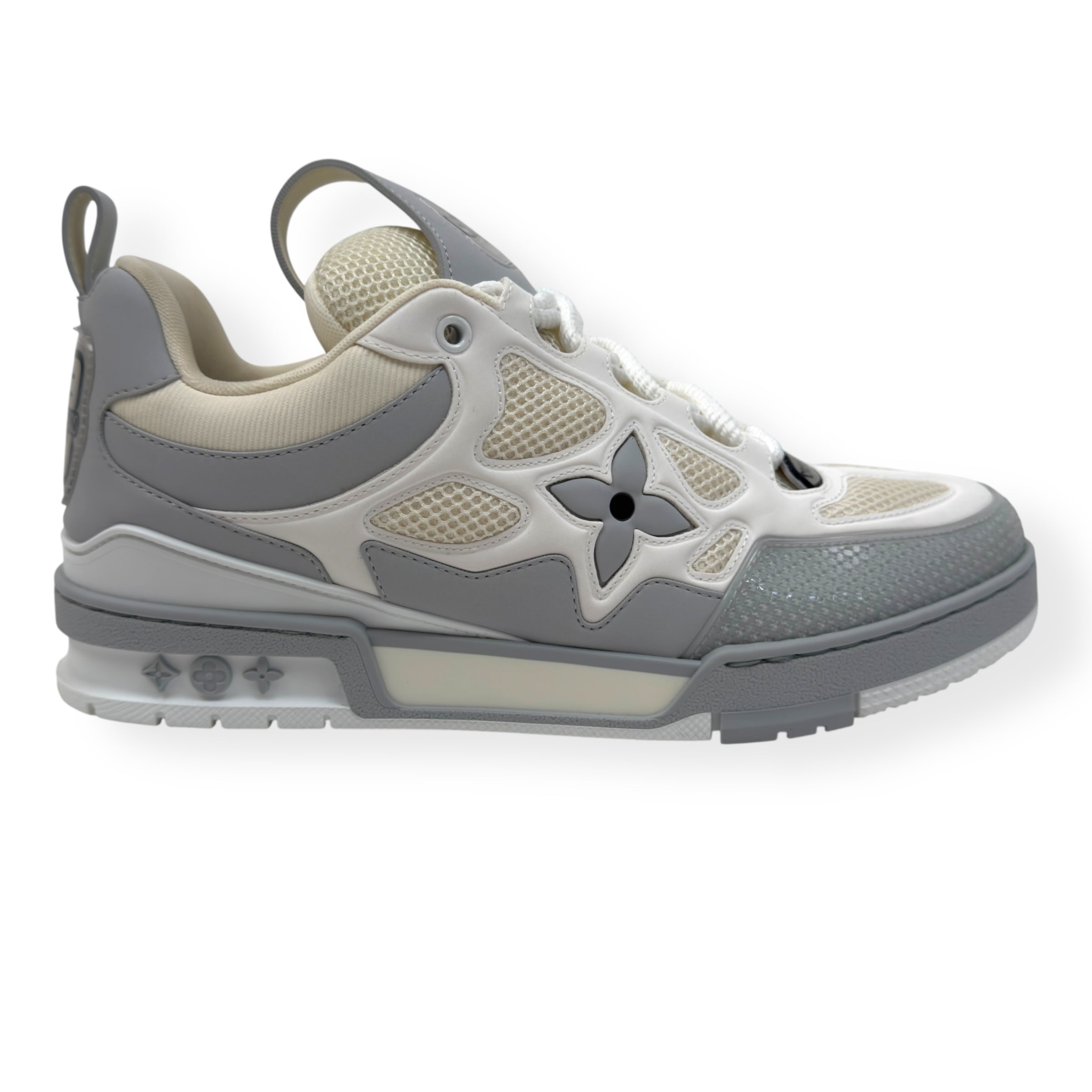 LOUIS VUITTON LV SKATE SNEAKER LUXURY GREY UK8