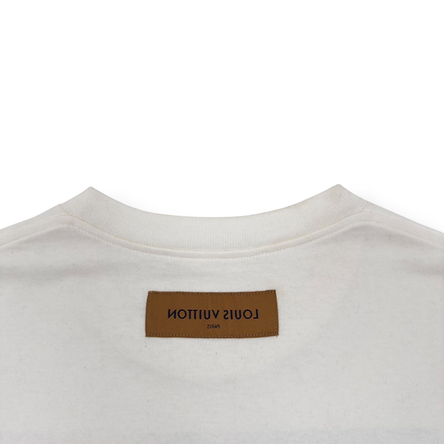 LOUIS VUITTON FLORAL PRINT T-SHIRT WHITE / PINK L