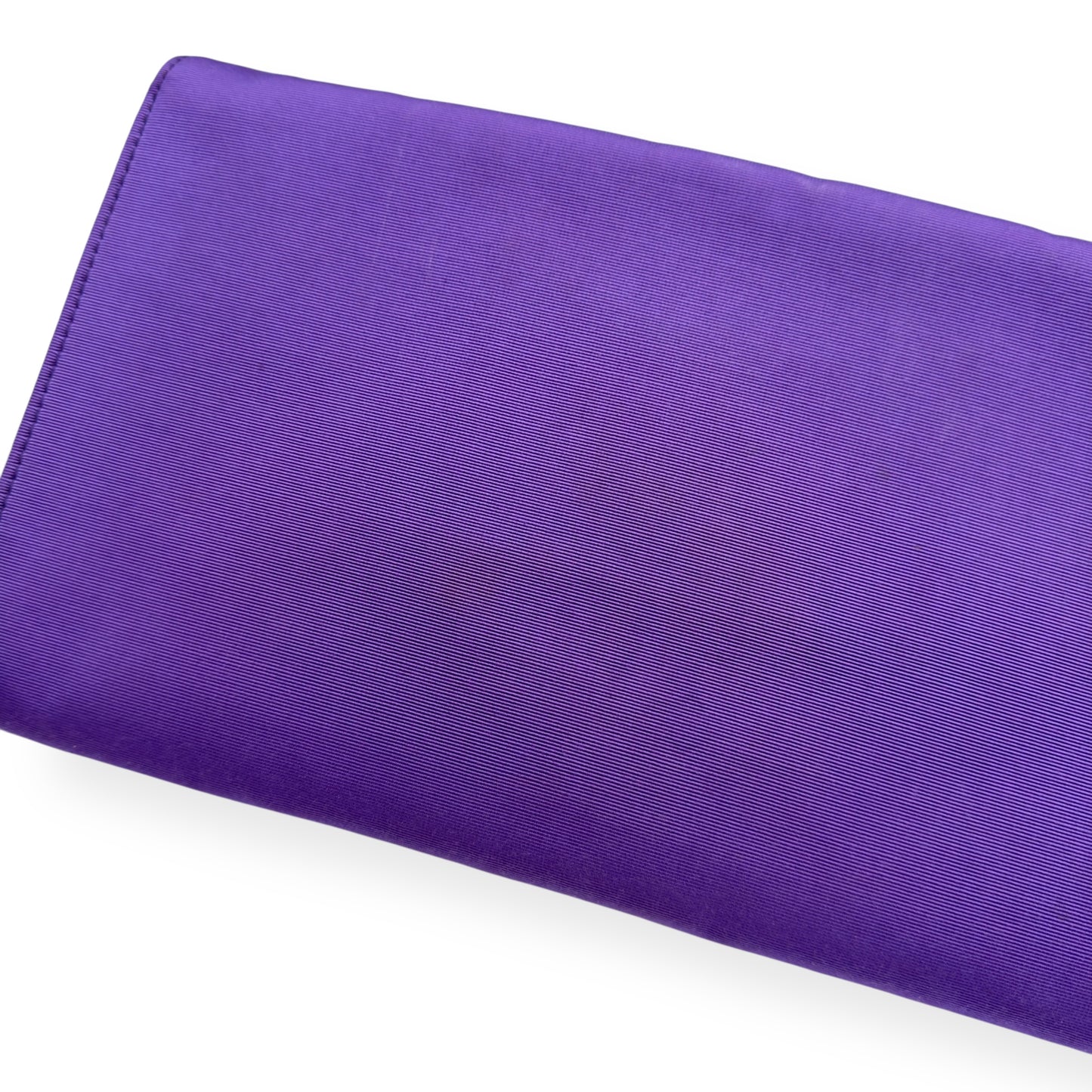 MULBERRY CLOTH CLUTCH WALLET PURPLE / SILVER