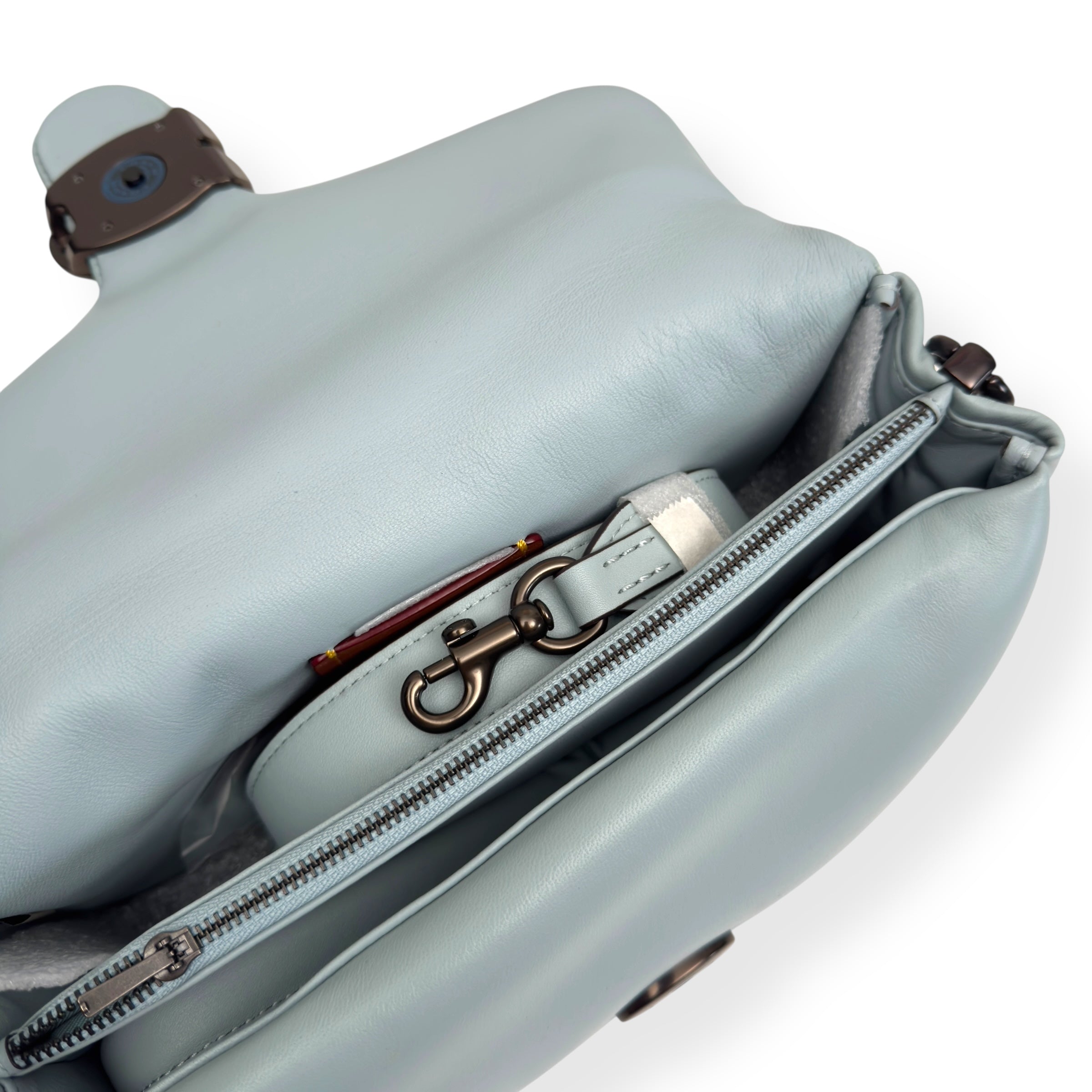 COACH PILLOW TABBY SHOULDER BAG AQUA 26