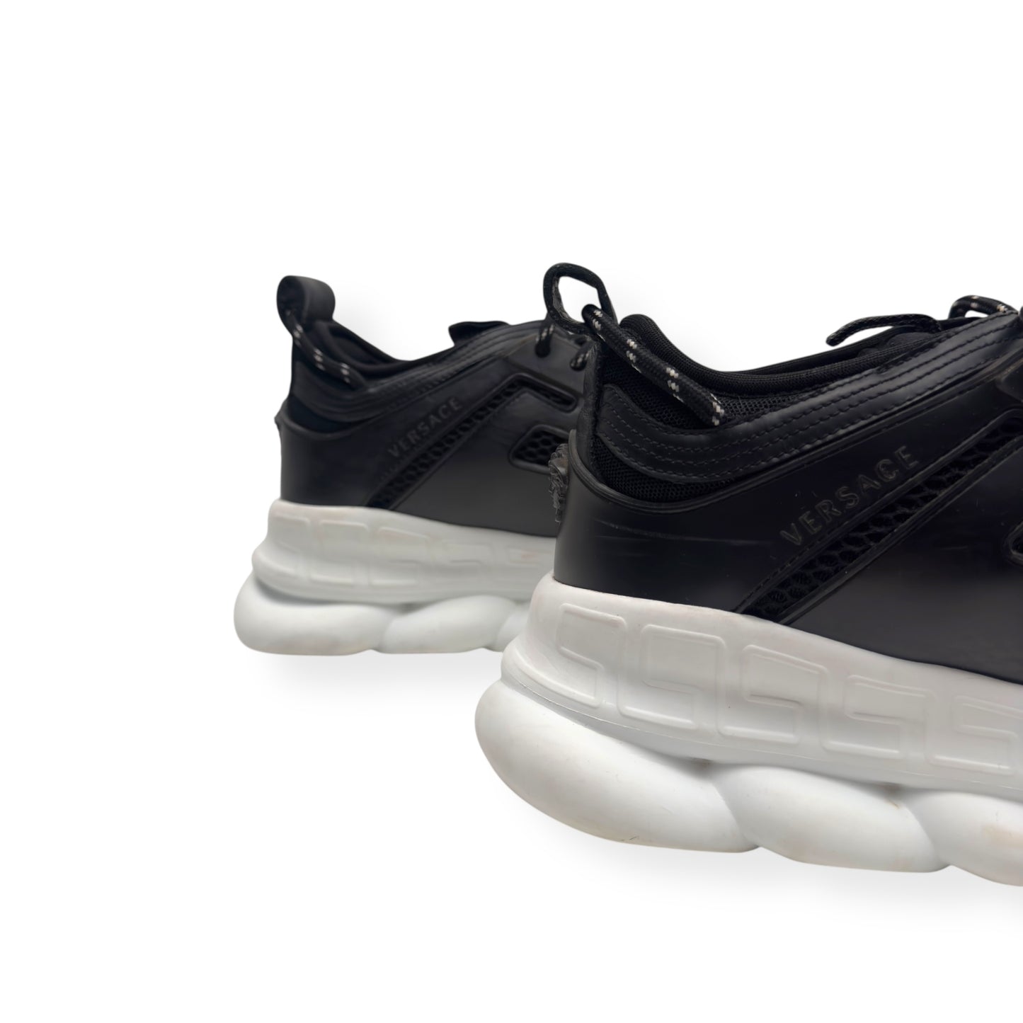 VERSACE CHAIN REACTION SNEAKER BLACK / WHITE 42 / UK8
