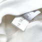 PRADA TRIANGLE LOGO ZIP-UP DENIM HOODIE WHITE M