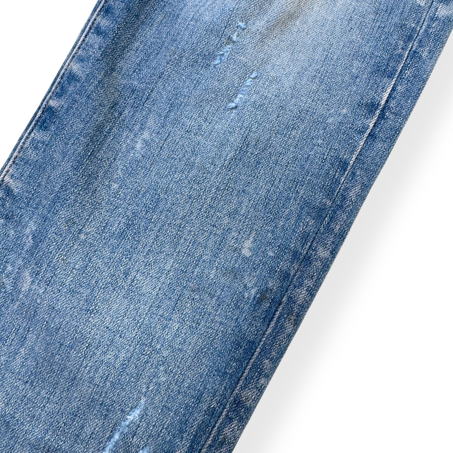 AMIRI LOGO APPLIQUE SKINNY DENIM JEANS INDIGO W34”