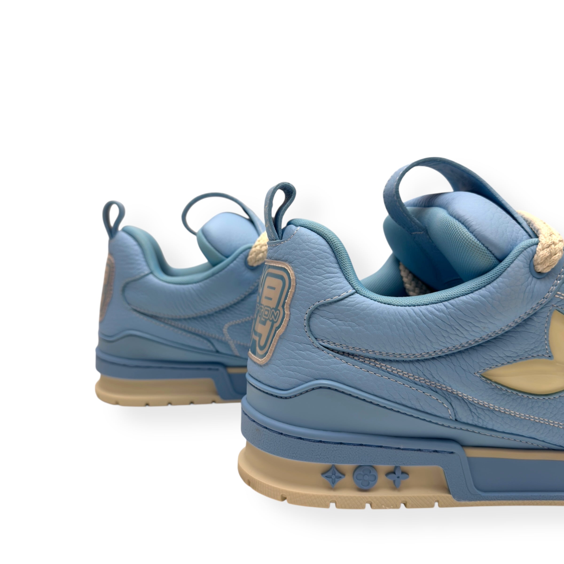 LOUIS VUITTON LV SKATE SNEAKER LUXURY BLUE UK10