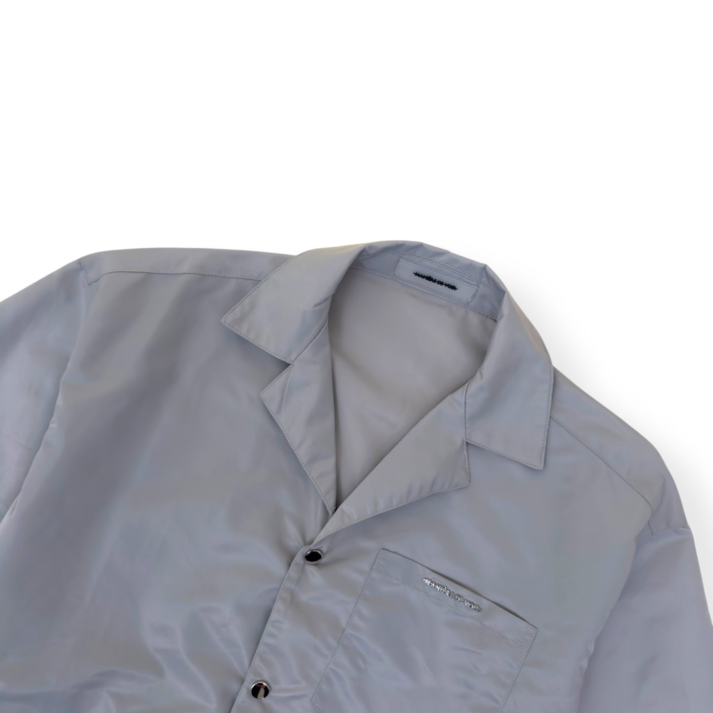 MANIÈRE DE VOIR COLLAR SHIRT GREY S