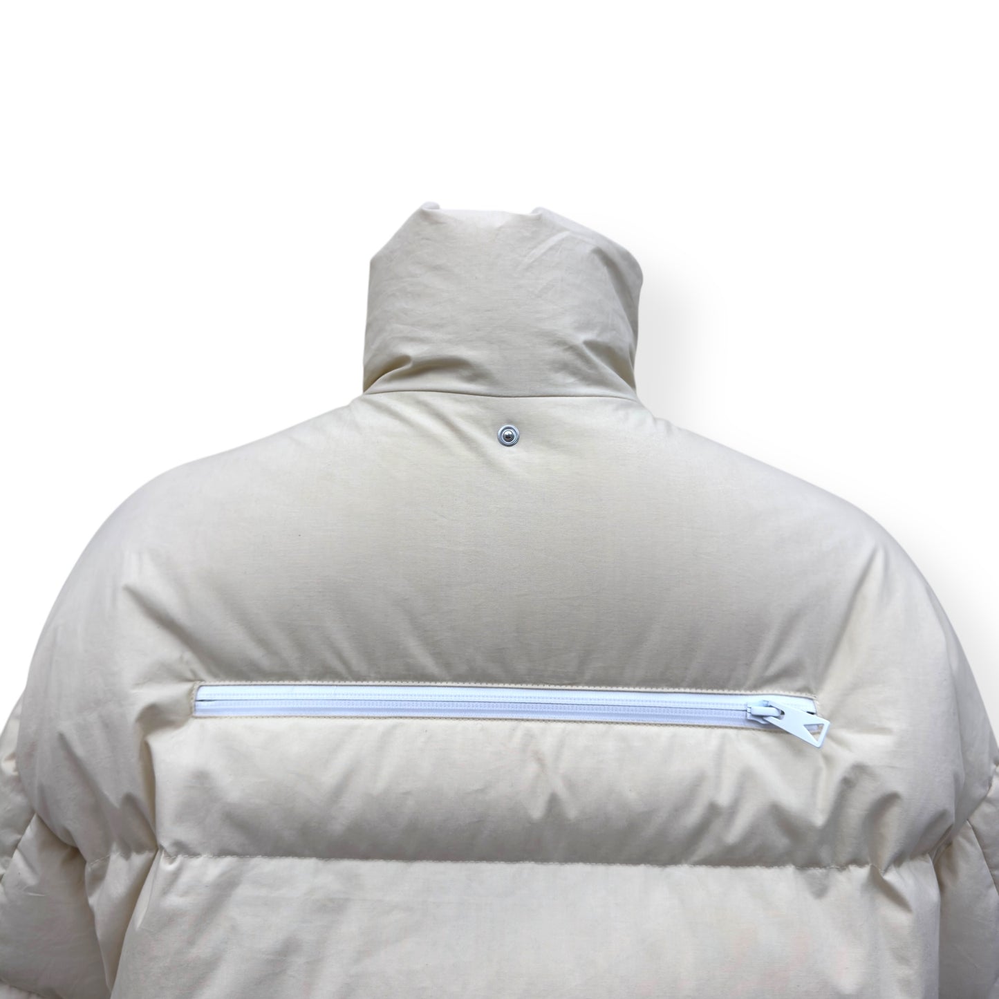 BOTTEGA VENETA COTTON PUFFER JACKET ECRU XS