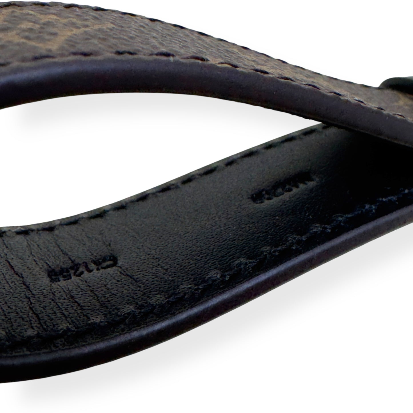 LOUIS VUITTON DRAGONNE KEY HOLDER BROWN