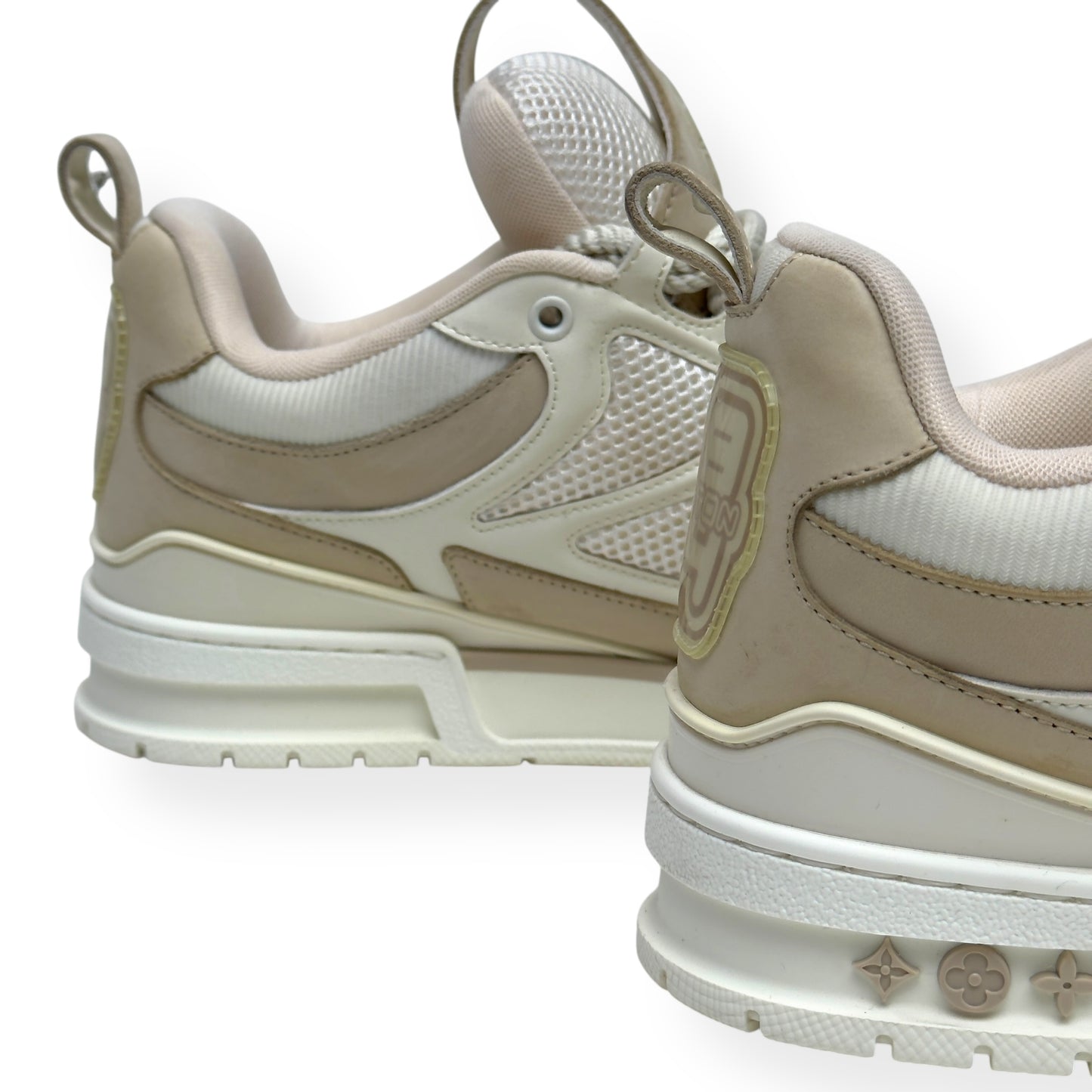 LOUIS VUITTON LV SKATE SNEAKER LUXURY BEIGE UK8.5