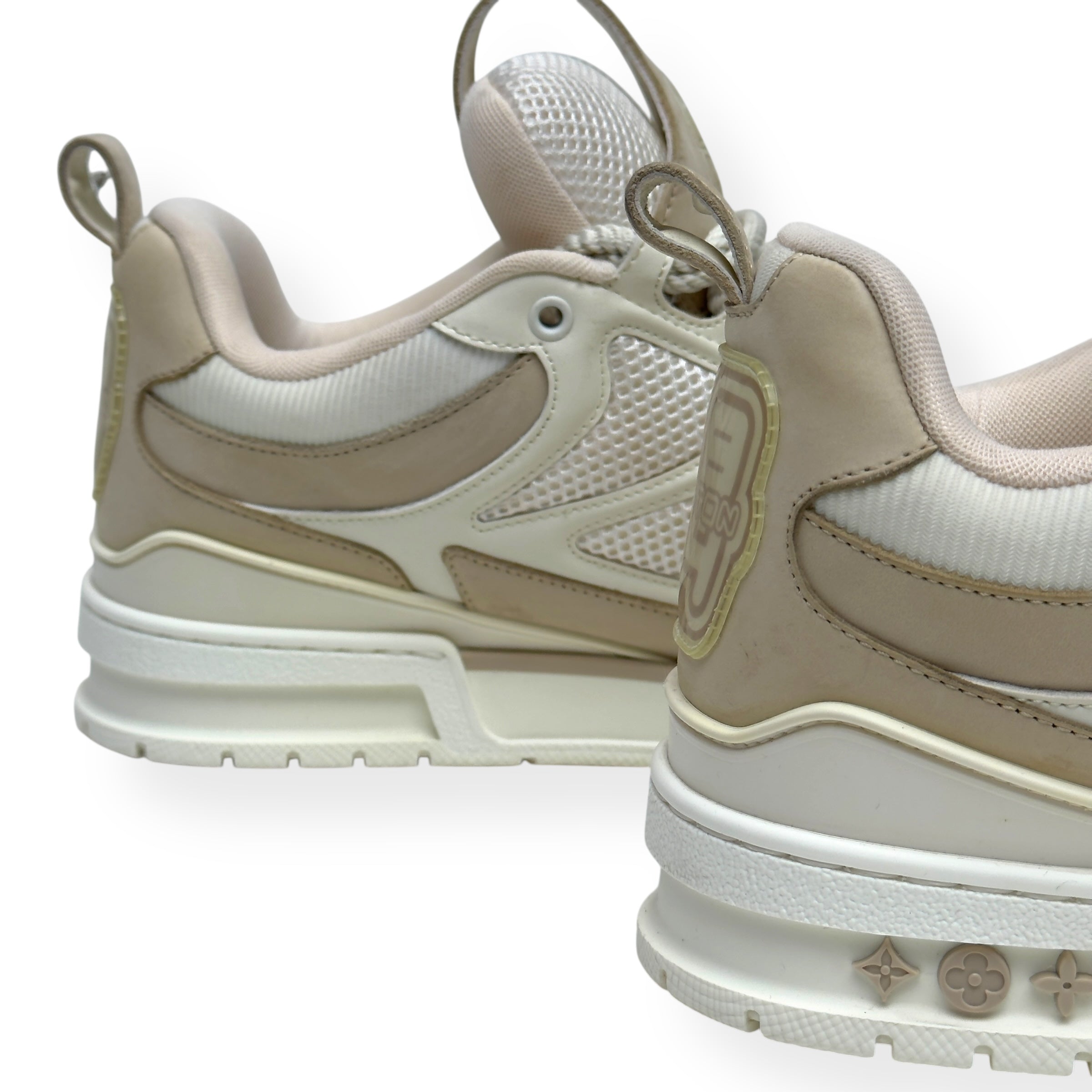 LOUIS VUITTON LV SKATE SNEAKER LUXURY BEIGE UK8.5