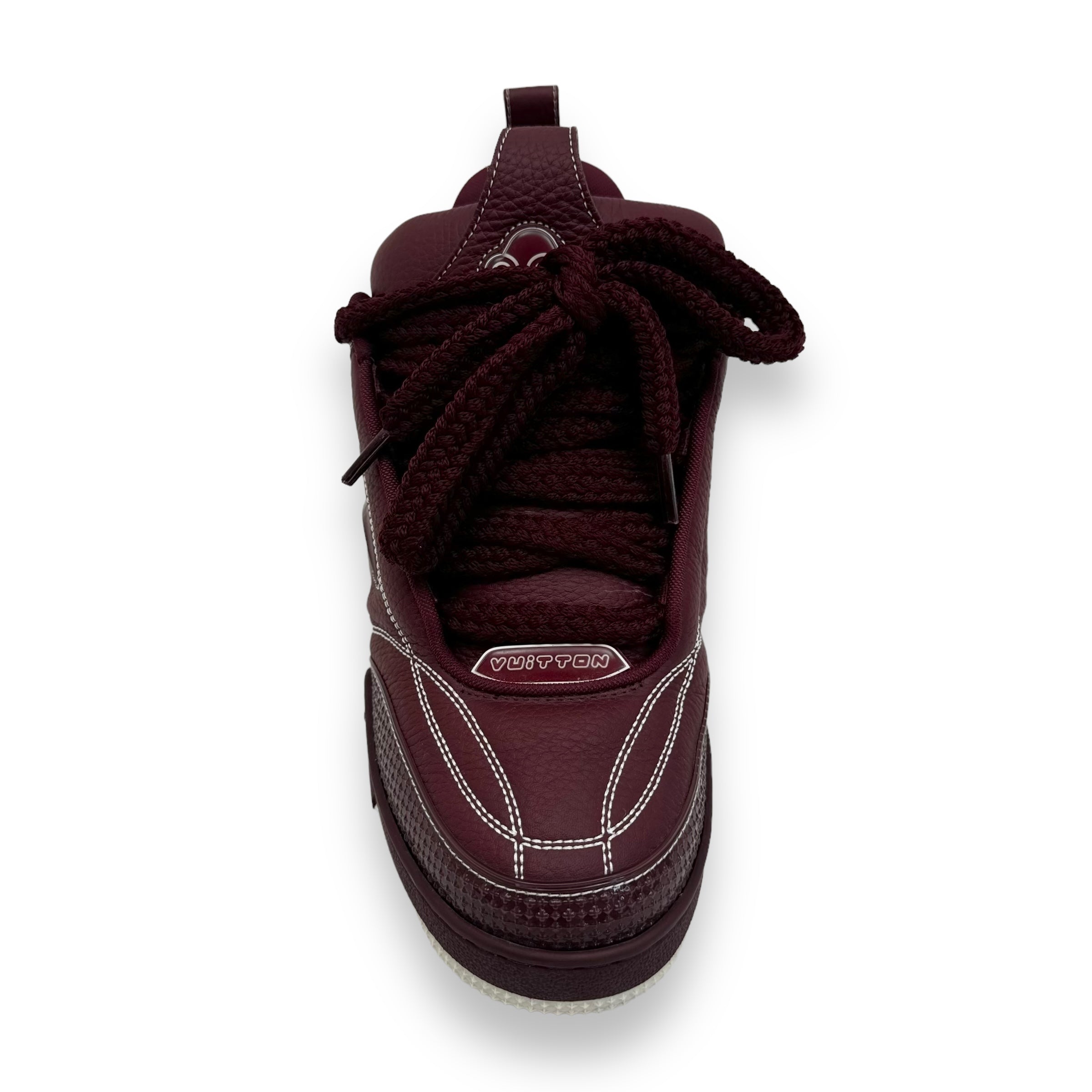 LOUIS VUITTON LV SKATE SNEAKER BORDEAUX RED UK7