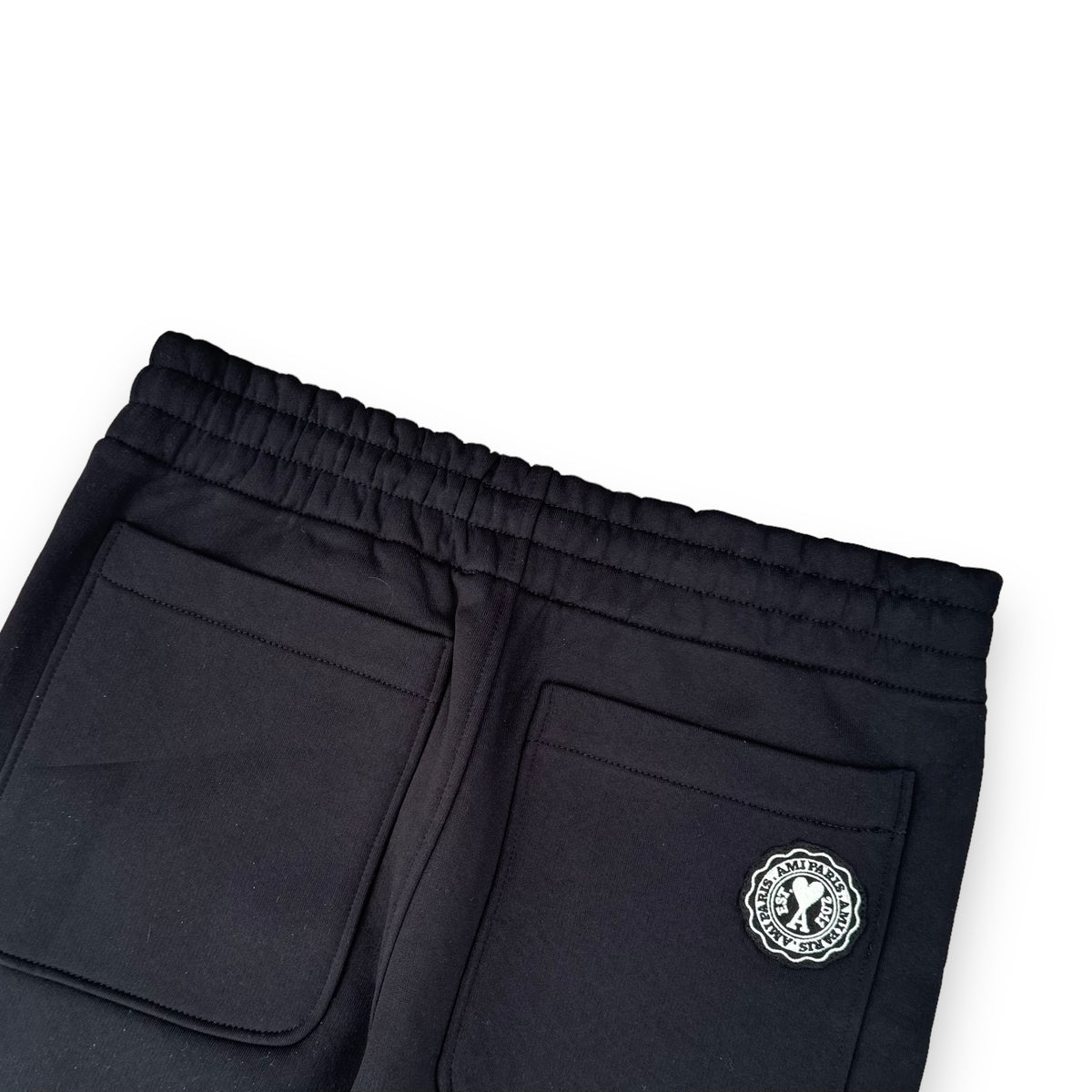 AMI PARIS VARISTY PATCH TRACK PANTS BLACK S
