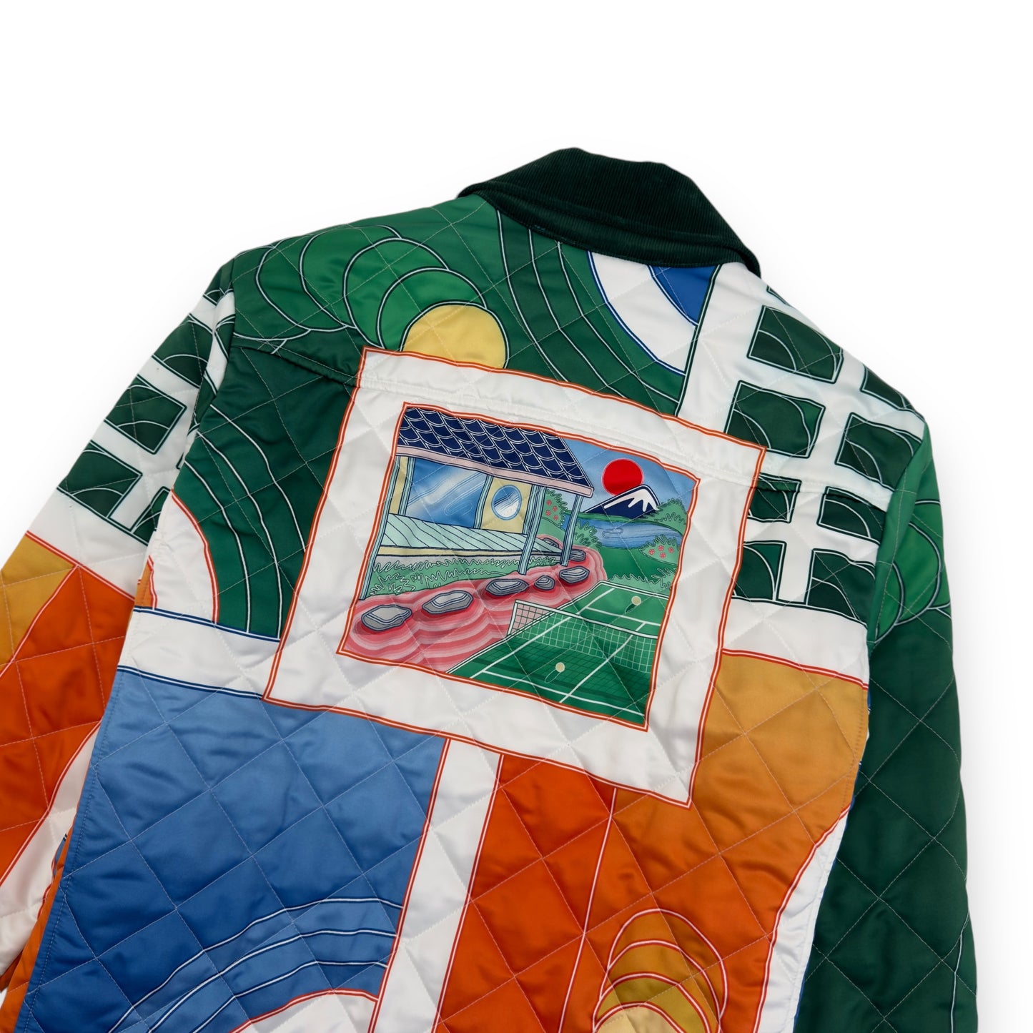 CASABLANCA RAVE DE TENNIS QUILTED JACKET MULTICOLOURED XXL