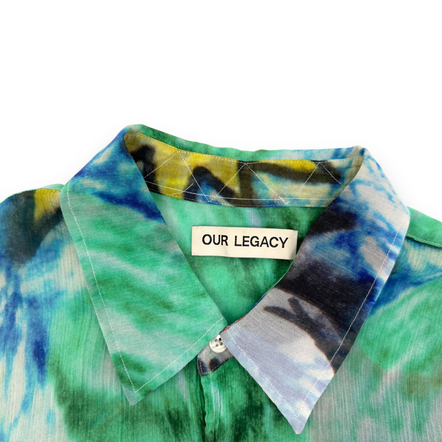 OUR LEGACY CHALK FLOWER ABOVE SHIRT MULTICOLOURED 52 / XL