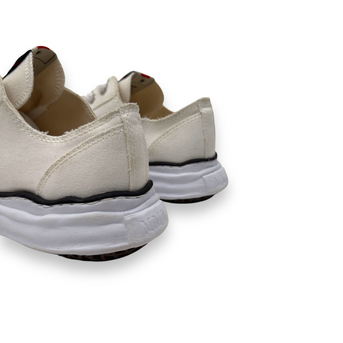 MAISON MIHARA YASUHIRO LOW TOP SNEAKER WHITE UK11