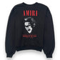 AMIRI CHILDREN OF THE NIGHT SWEATSHIRT BLACK / RED S