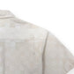 LOUIS VUITTON DAMIER SHORT-SLEEVED DENIM SHIRT ECRU WHITE XL