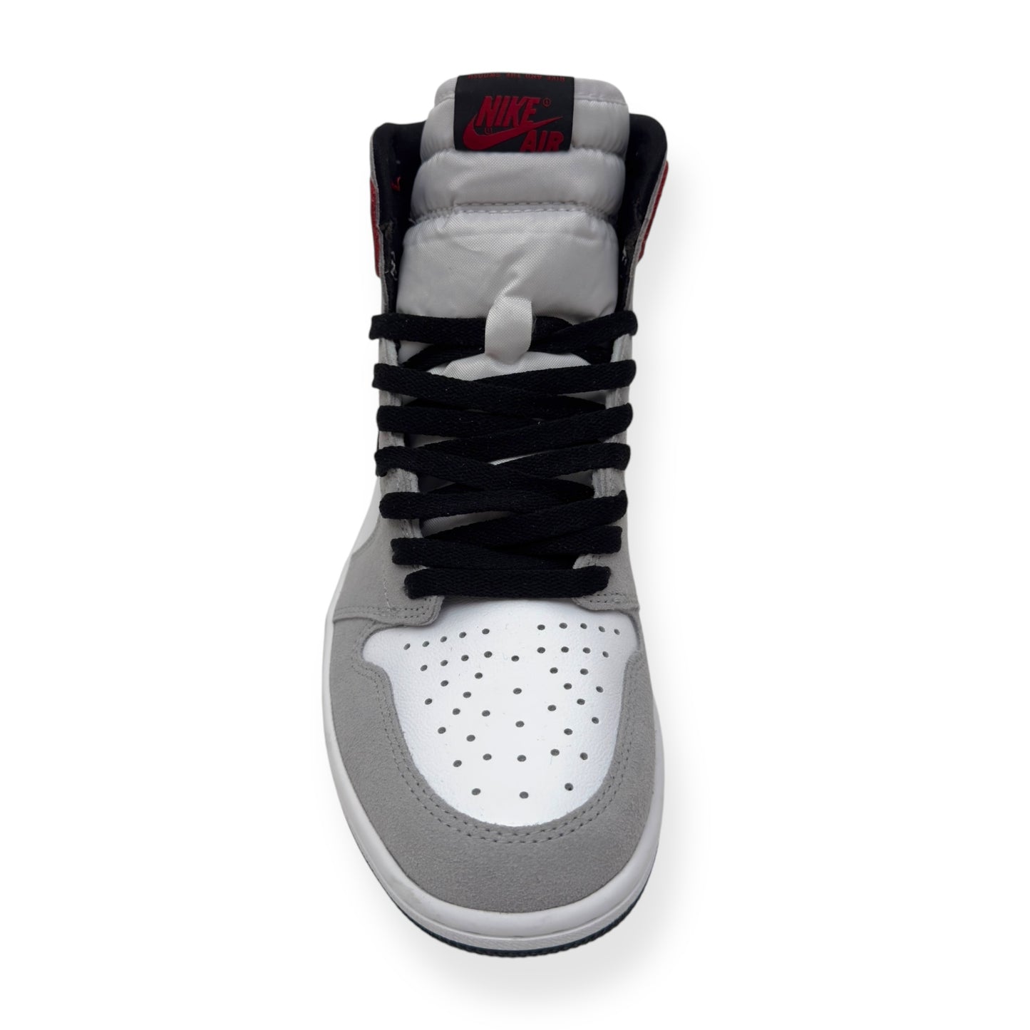 AIR JORDAN 1 RETRO HIGH TOP SNEAKER LIGHT SMOKE GREY UK9