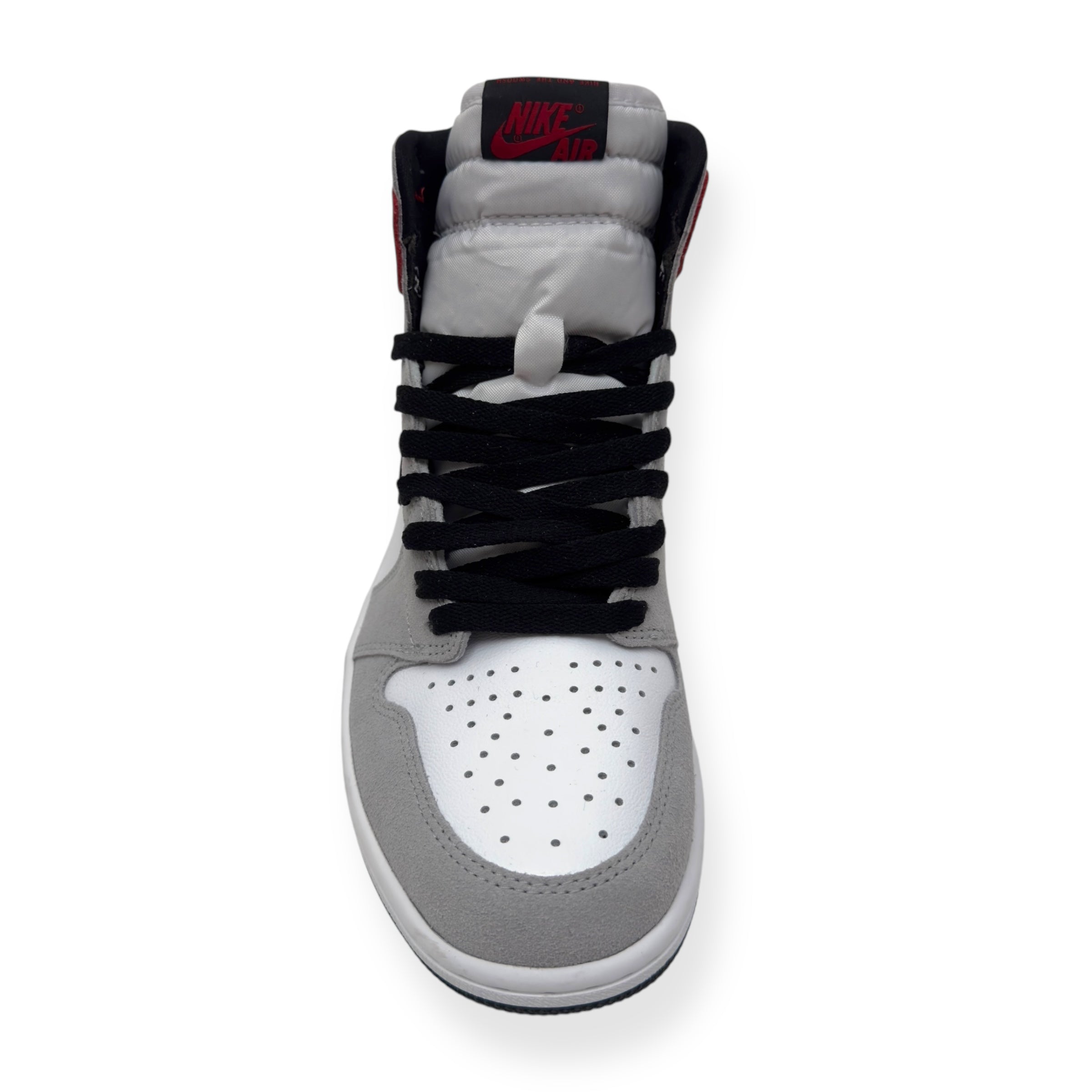 AIR JORDAN 1 RETRO HIGH TOP SNEAKER LIGHT SMOKE GREY UK9