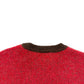 ARIES BRUSHED MOHAIR CREW NECK KNITTED SWEATER PINK / BROWN M
