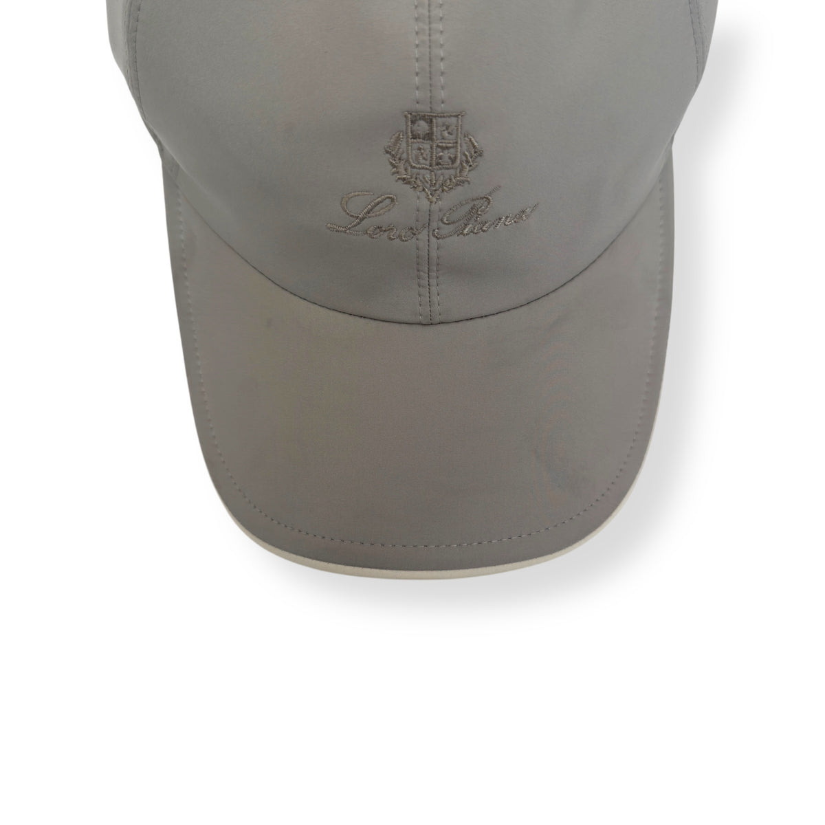 LORO PIANA MICROFIBRE BASEBALL CAP GREY M
