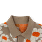 JACQUEMUS LA CHEMISE NEVE FLEURS OVERSHIRT CARDIGAN BEIGE / ORANGE M