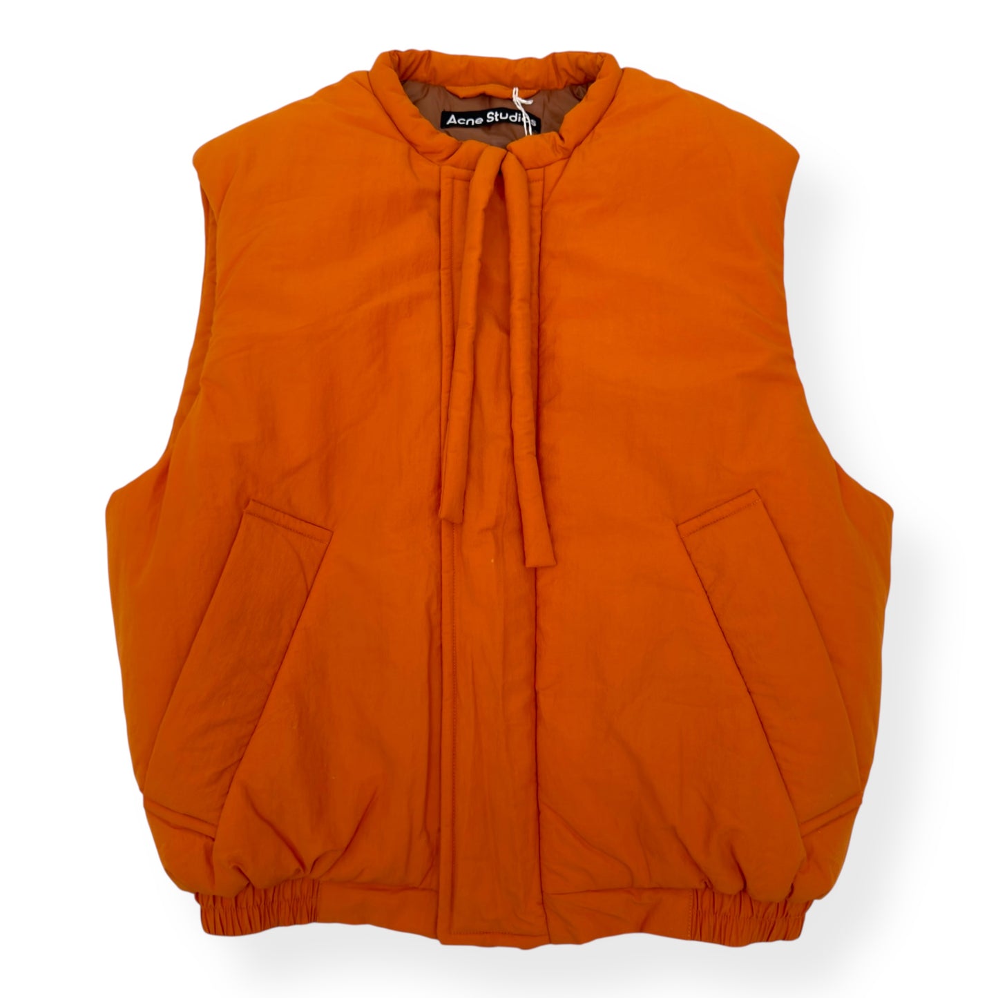 ACNE STUDIOS OSAL PADDED BOMBER JACKET ORANGE S