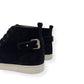 CHRISTIAN LOUBOUTIN NONO STRAP FLAT SUEDE SNEAKER BLACK 43 / UK9