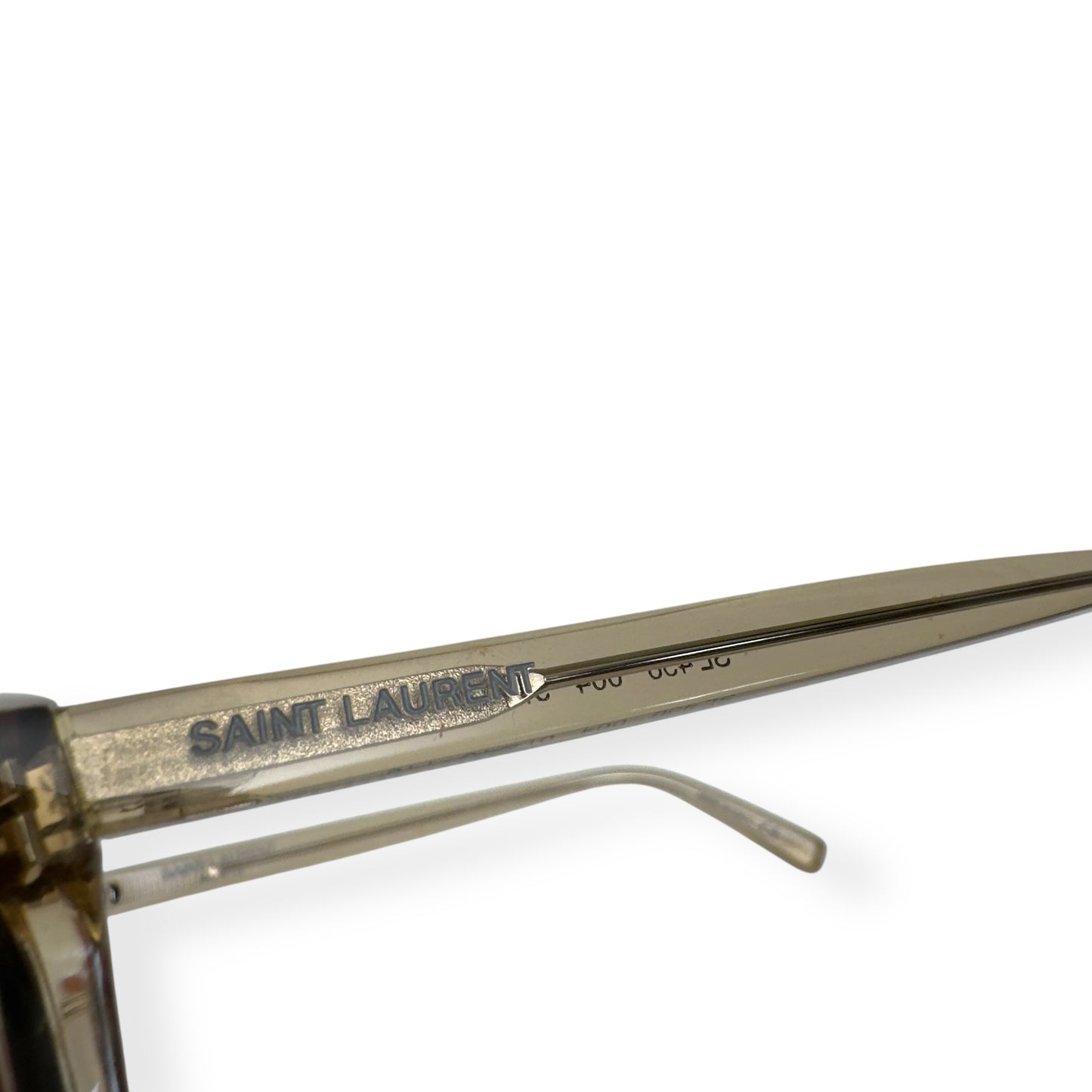 SAINT LAURENT SL456 CLASSIC SUNGLASSES TRANSPARENT / YELLOW