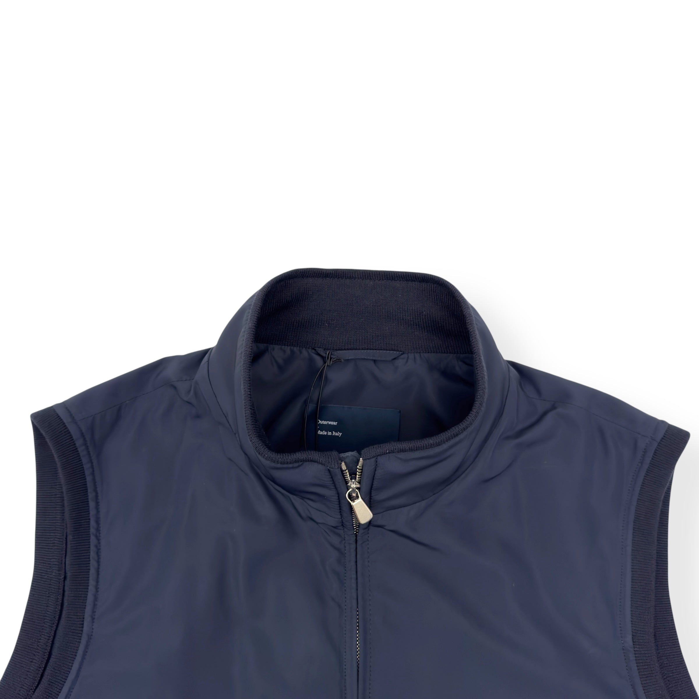 THOM SWEENEY SS23 JAPANESE NYLON GILET NAVY M
