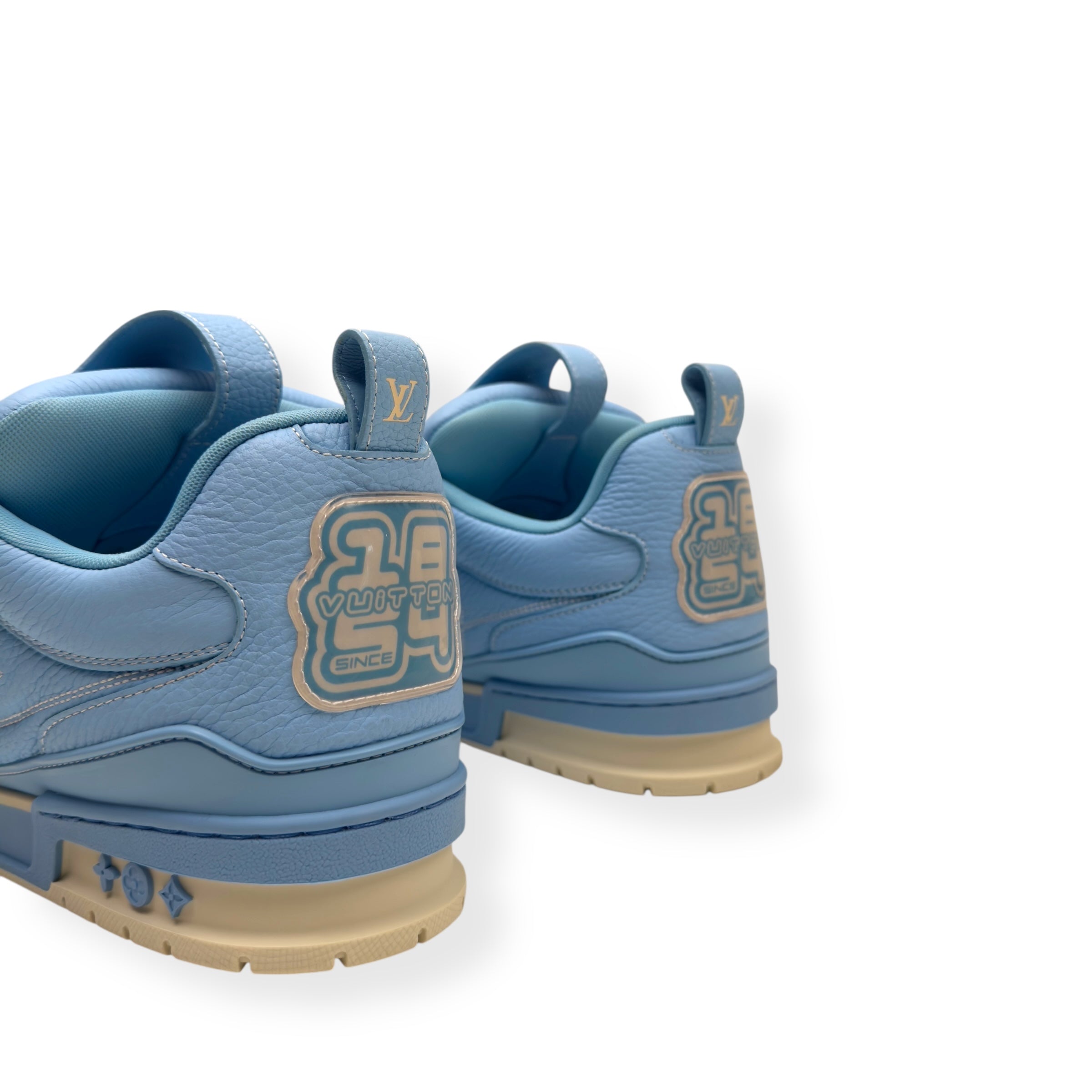LOUIS VUITTON LV SKATE SNEAKER LUXURY BLUE UK10