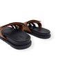HERMÈS CHYPRE CALFSKIN LEATHER SANDALS NATUREL 42.5 / UK8.5