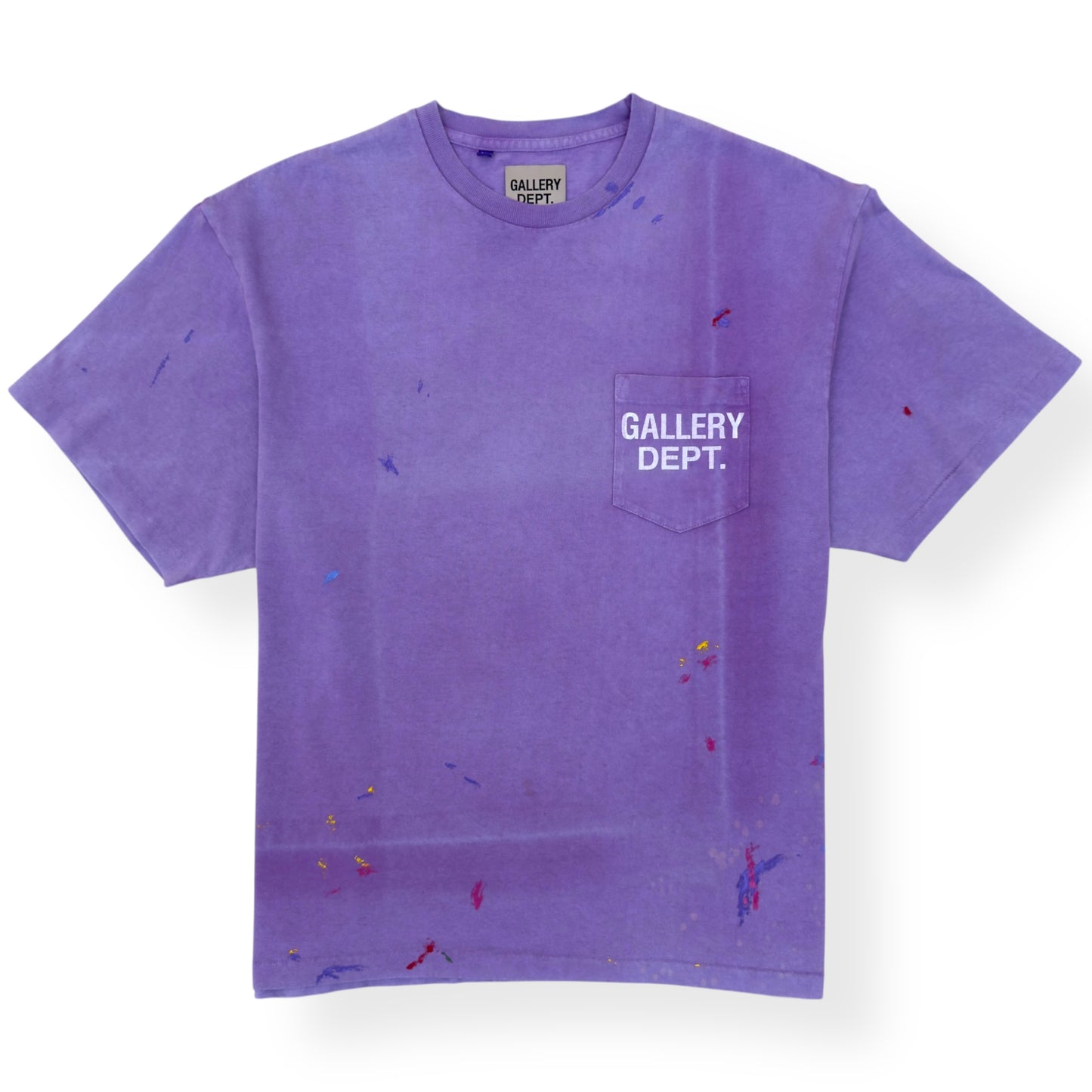 GALLERY DEPT. VINTAGE LOGO PAINTED T-SHIRT LILAC XL