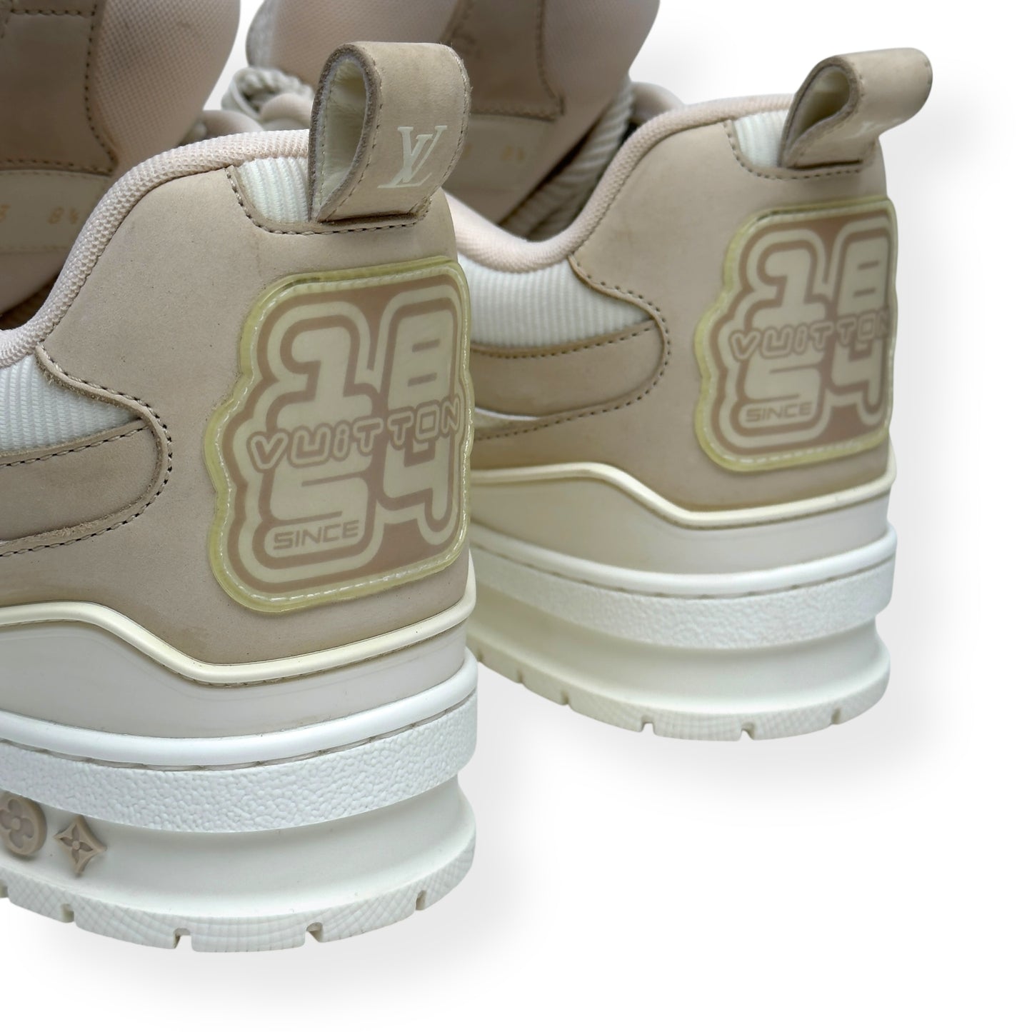 LOUIS VUITTON LV SKATE SNEAKER LUXURY BEIGE UK8.5