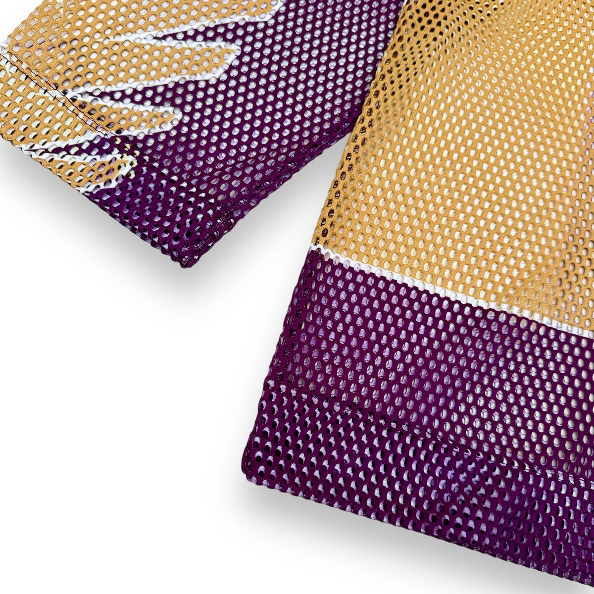 DRIES VAN NOTEN 23 OVERSIZED MESH SHIRT PURPLE L