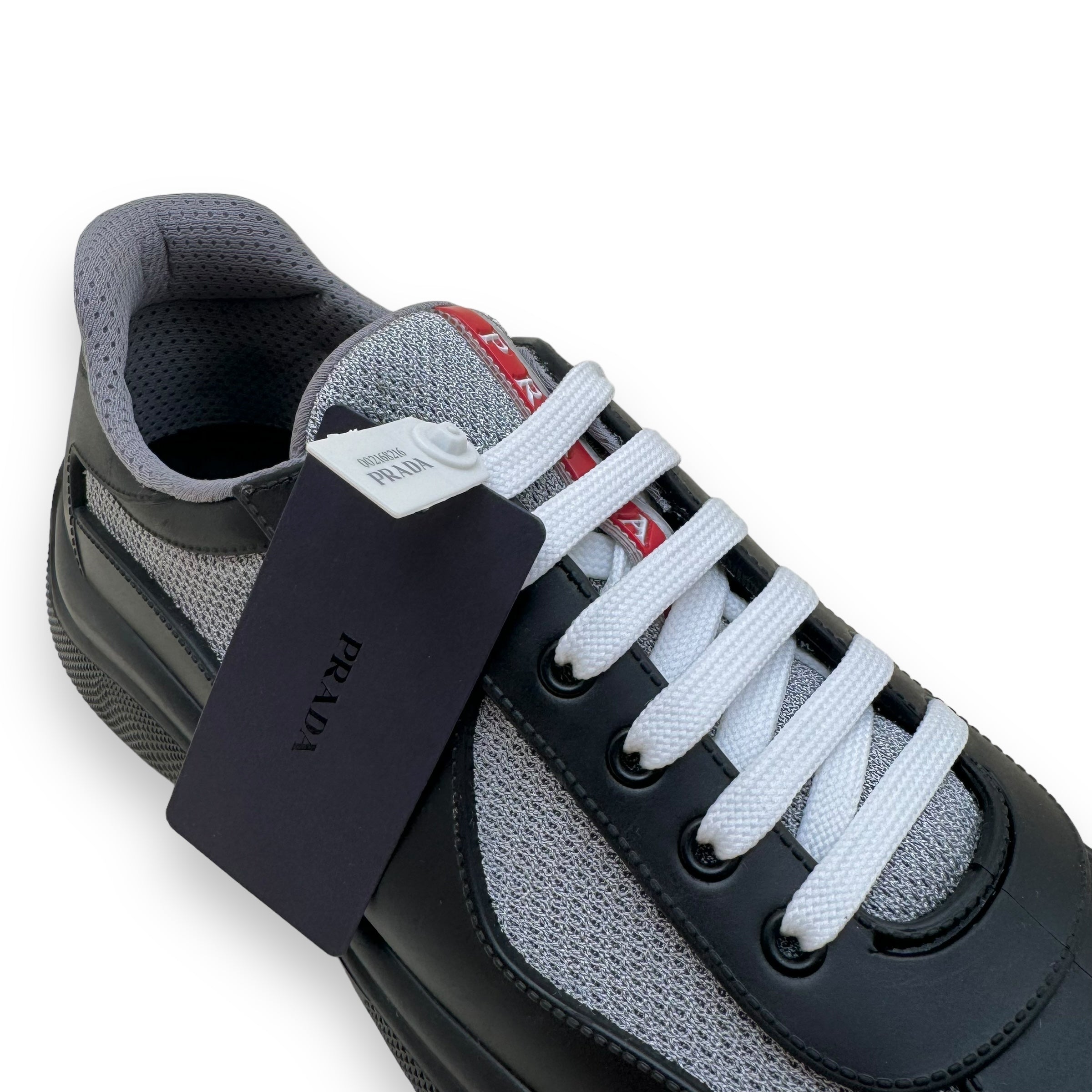 PRADA AMERICA’S CUP SOFT RUBBER SNEAKER BLACK UK9