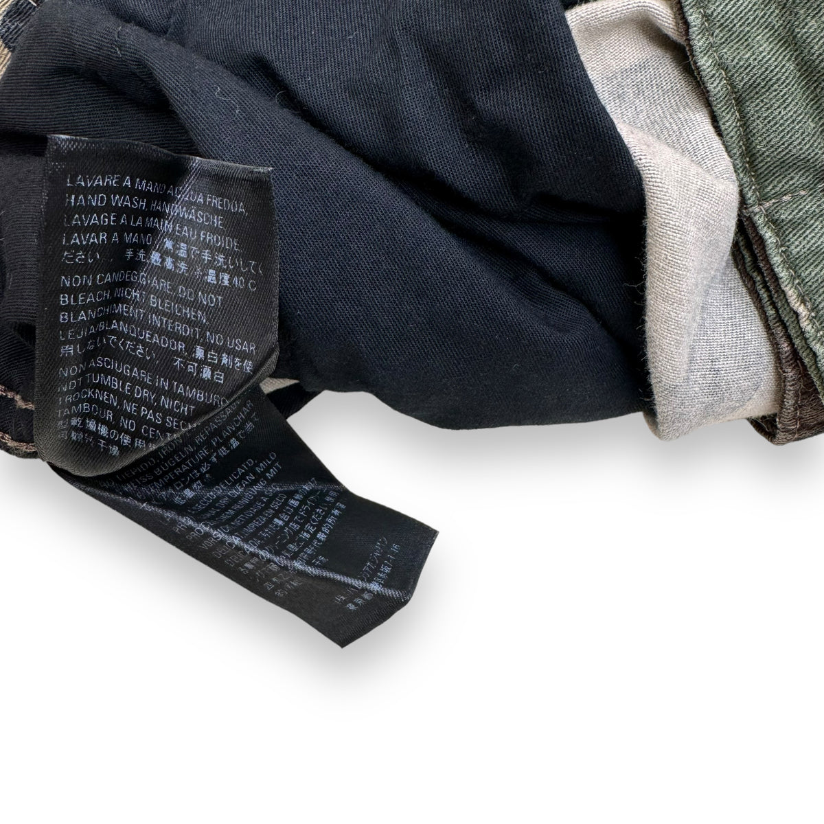 BALENCIAGA CARGO PANTS GREEN CAMO S