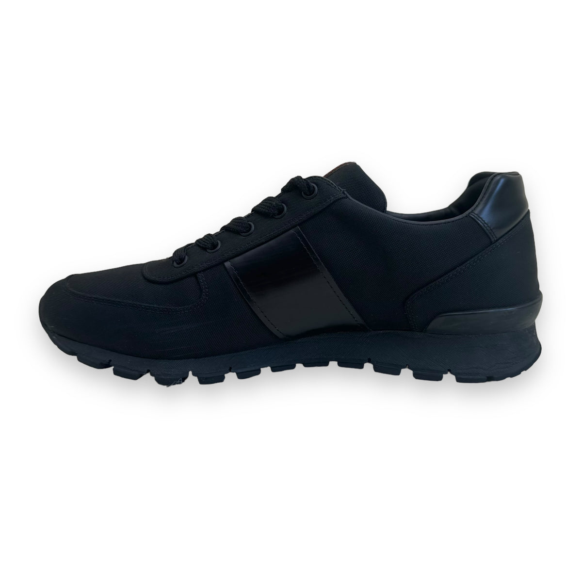 PRADA MATCH RACE RUNNER SNEAKER BLACK UK11