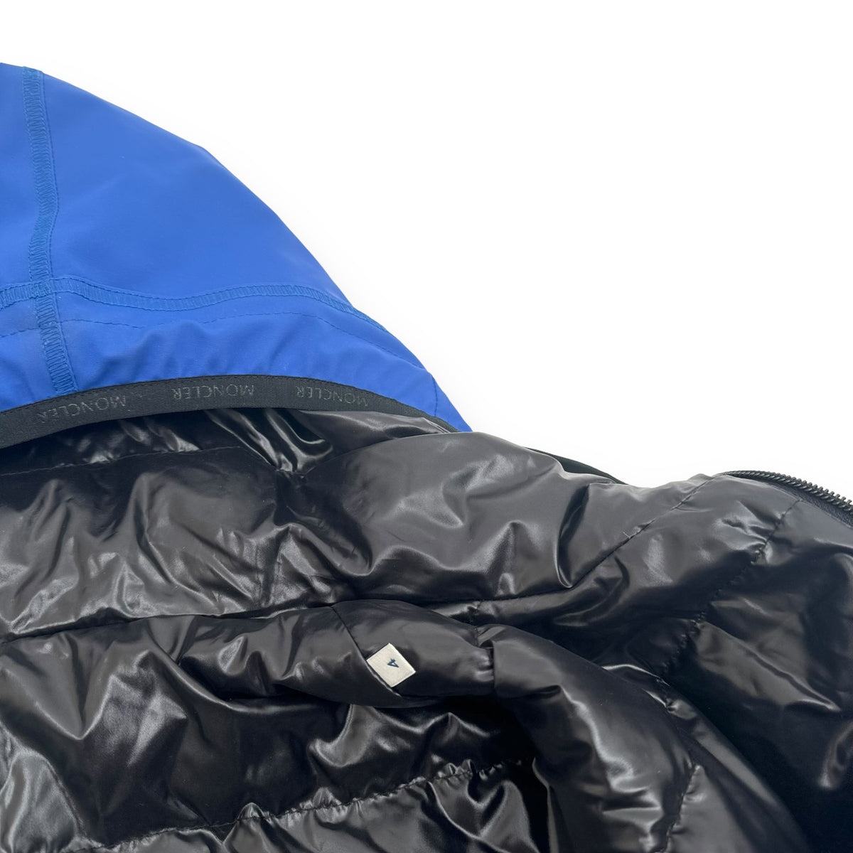MONCLER DUPORT GIUBBOTTO JACKET BLUE / BLACK XL