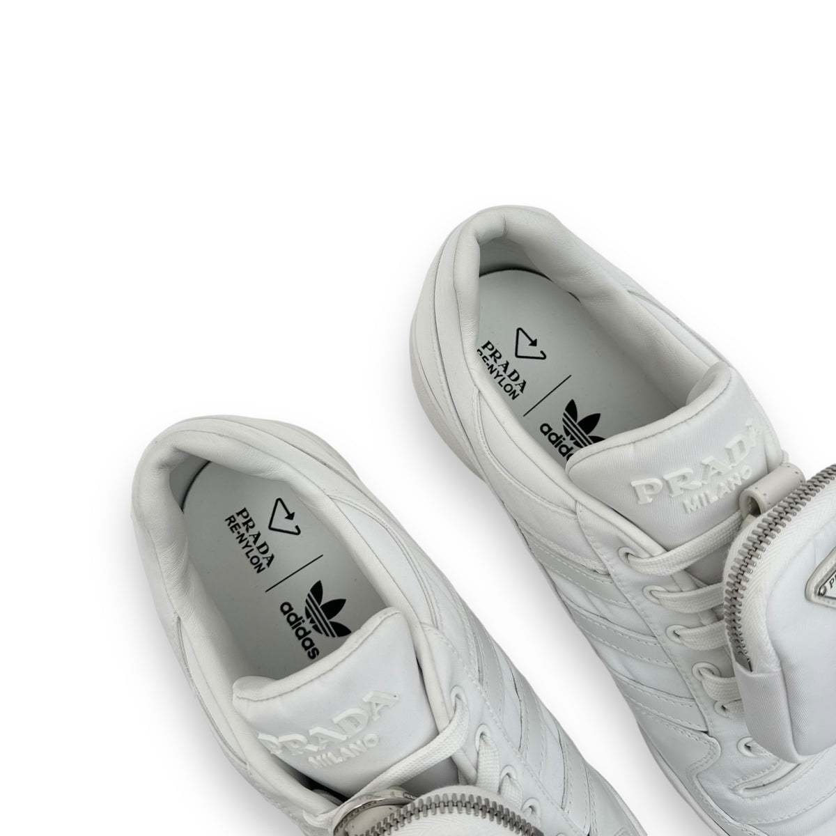 PRADA X ADIDAS FORUM LOW TOP SNEAKER WHITE UK10