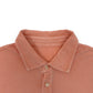 THOM SWEENEY COTTON LONG SLEEVE POLO CORAL M