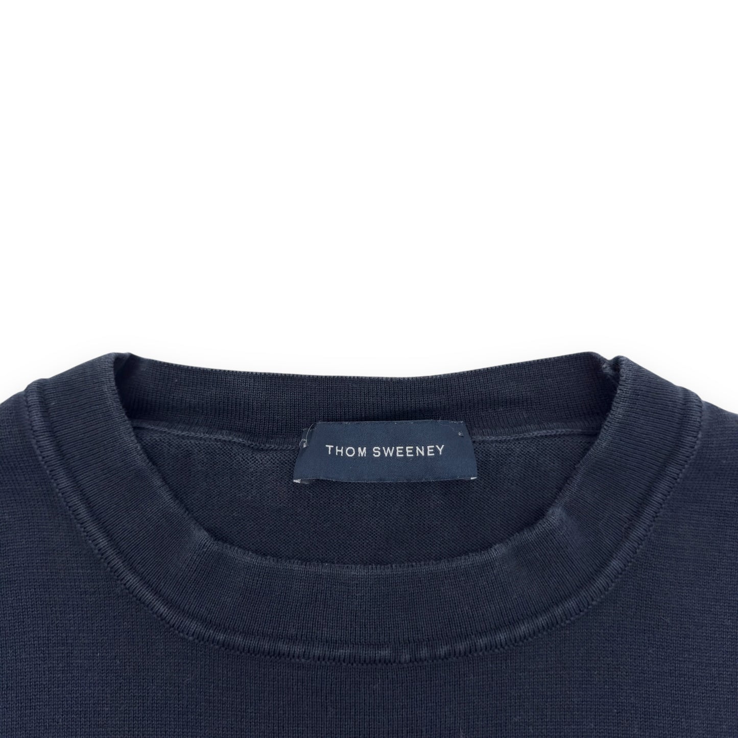 THOM SWEENEY COTTON LONG SLEEVE T-SHIRT BLACK M