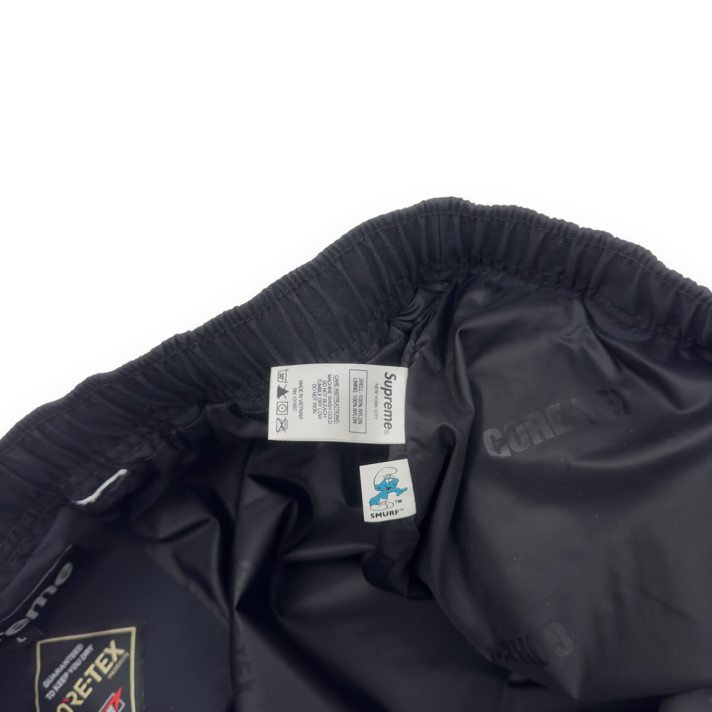 SUPREME X SMUFS FW20 GORE-TEX TROUSERS BLACK L